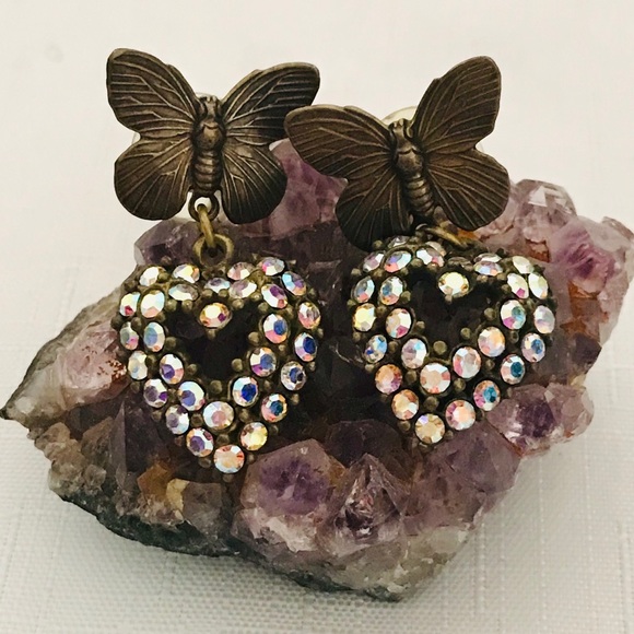 Earrings~Iridescent Hearts & Butterflyโs / Host Pick - Picture 5 of 12